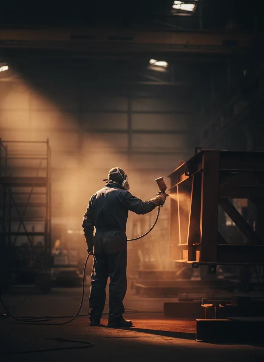 Application peinture industrielle — Metal Paint Solutions